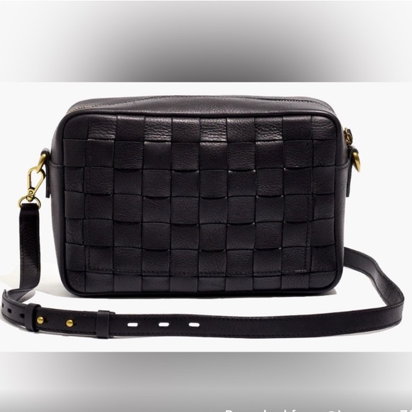 Madewell Black Crossbody Bag with Gold Hardware - Picture 1 of 7